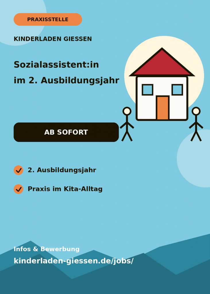 Stellenanzeige für Sozialassistenz im zweiten Ausbildungsjahr – Einstieg ab sofort