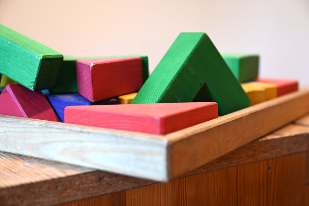 Bau- und Spielbereich im Kinderladen