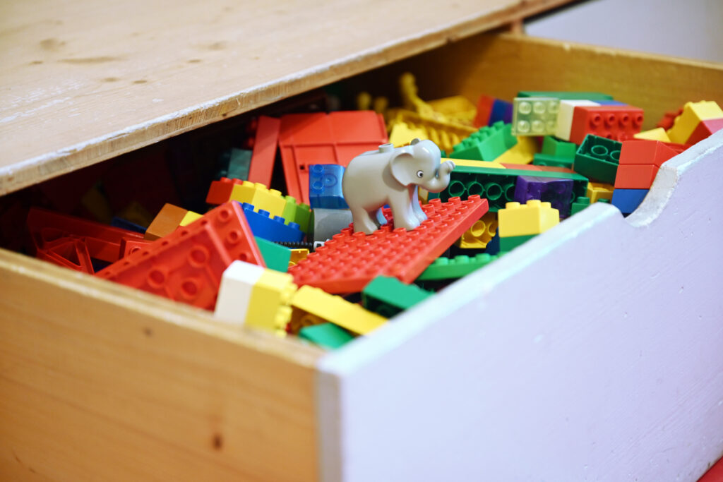 Bau- und Spielbereich im Kinderladen