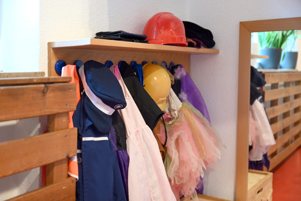 Bau- und Spielbereich im Kinderladen